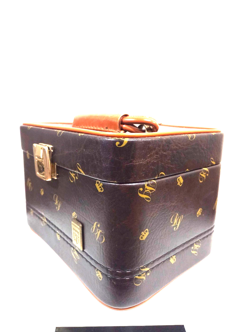 Vintage BERMAS Germany Leather Vanity Train Case