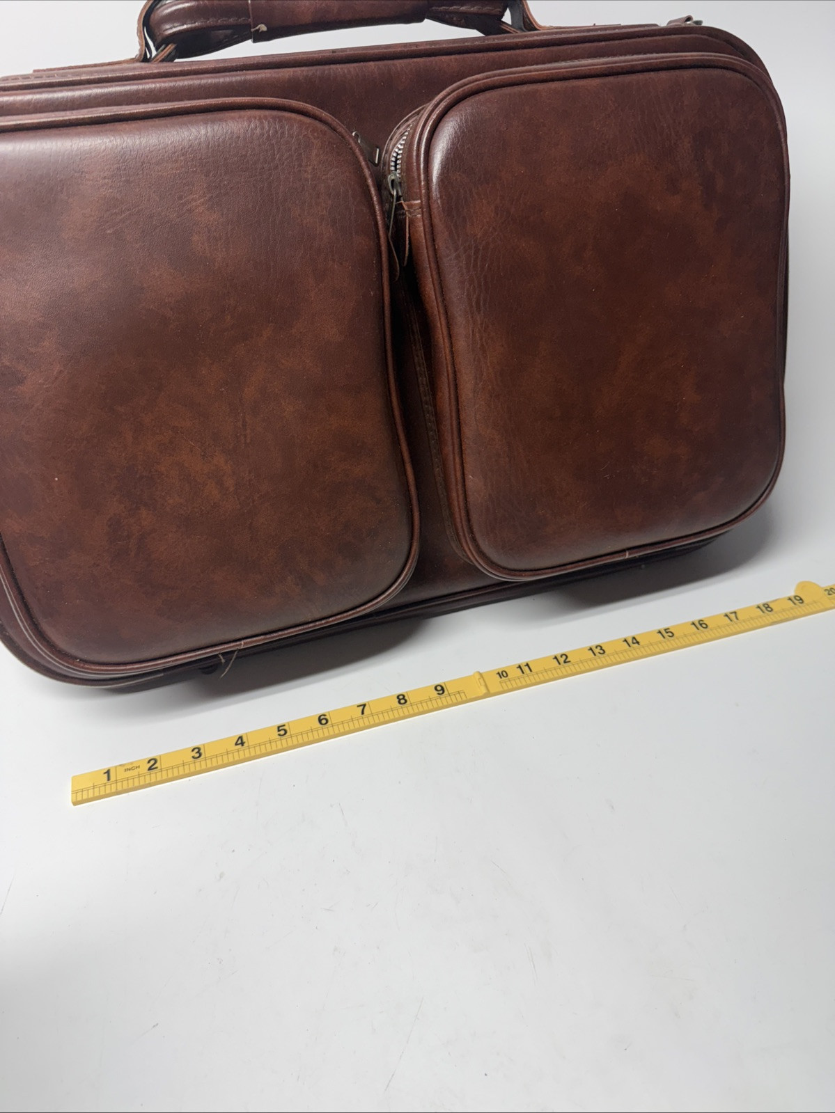 1970 men’s travel bag suitcase peters bag Corp. New York NY See pics