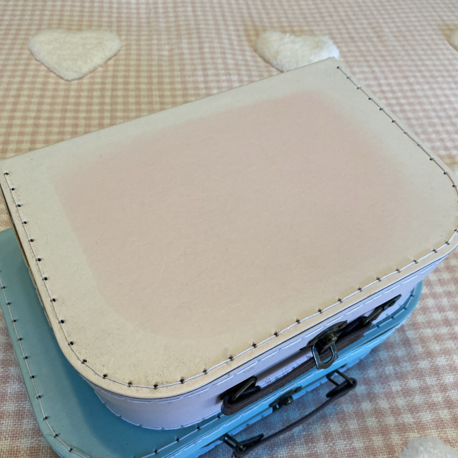 Jewelkeeper Paperboard Suitcases – Set of 3 Decorative Vintage Storage Boxes