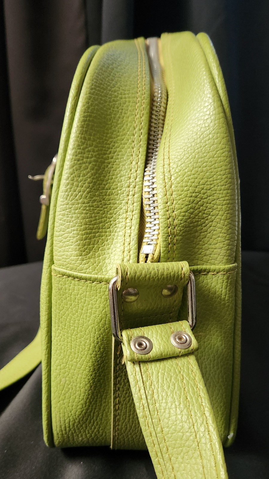 Vintage Samsonite Saturn II Shoulder/Travel Bag Apple Green Circa 1970’s