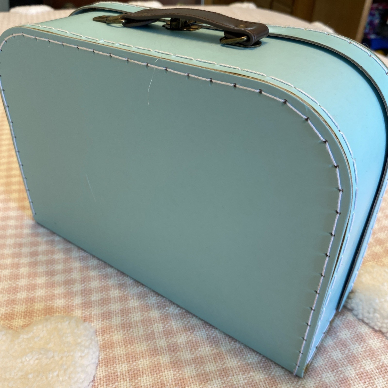 Jewelkeeper Paperboard Suitcases – Set of 3 Decorative Vintage Storage Boxes