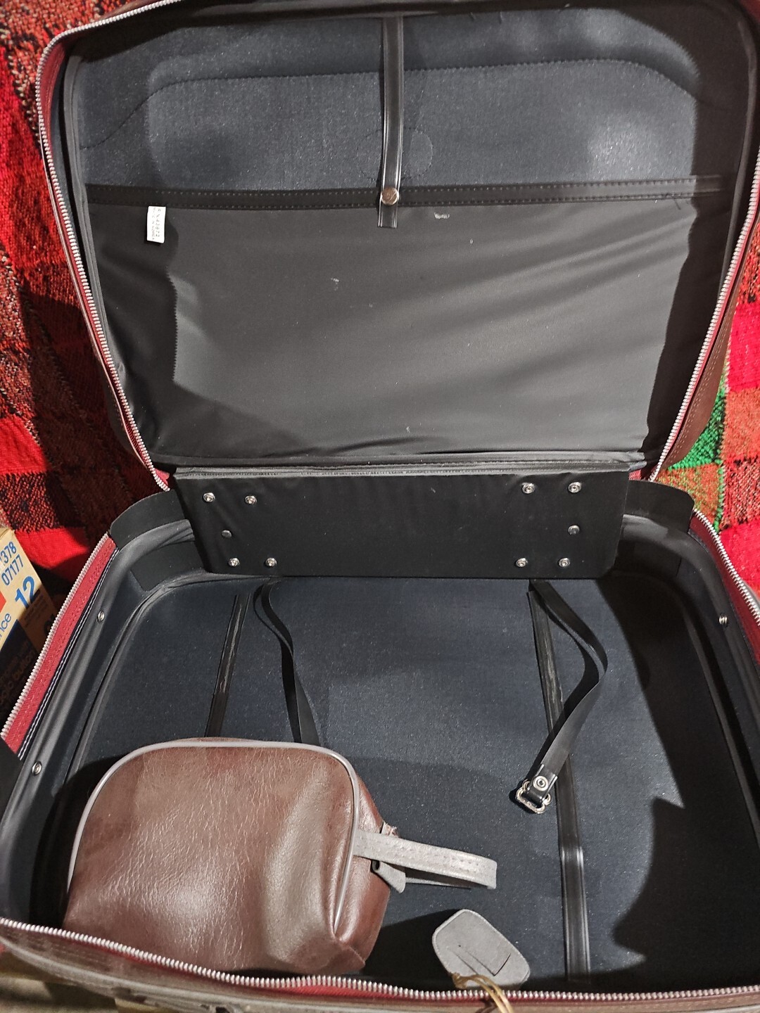 Vintage Luggage Suitcase Set-2 Ultra-Suede Gently Used With Bonus Toiletry Bag