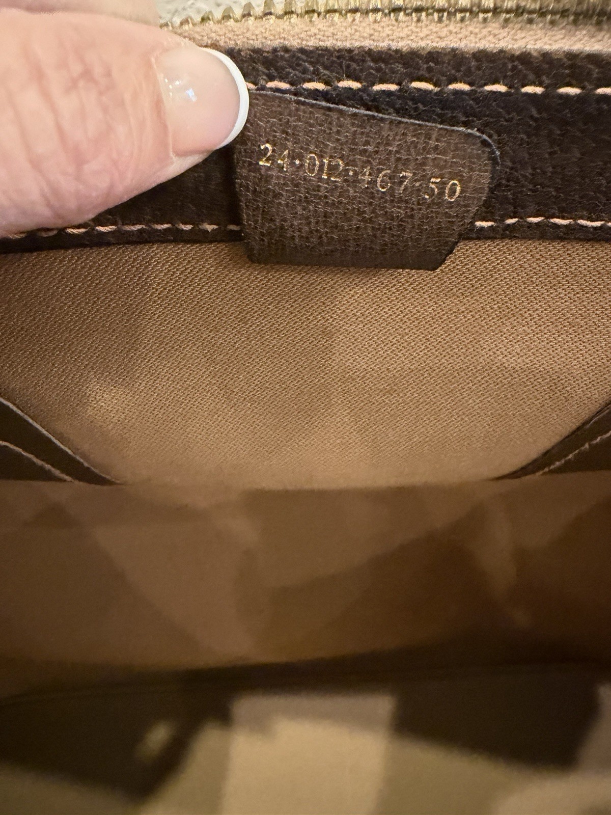 Vintage Gucci Web Brown Monogram