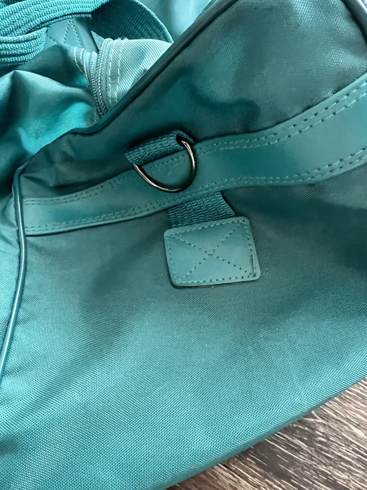 Vintage 90’s Givenchy Turquoise Duffle Travel Bag