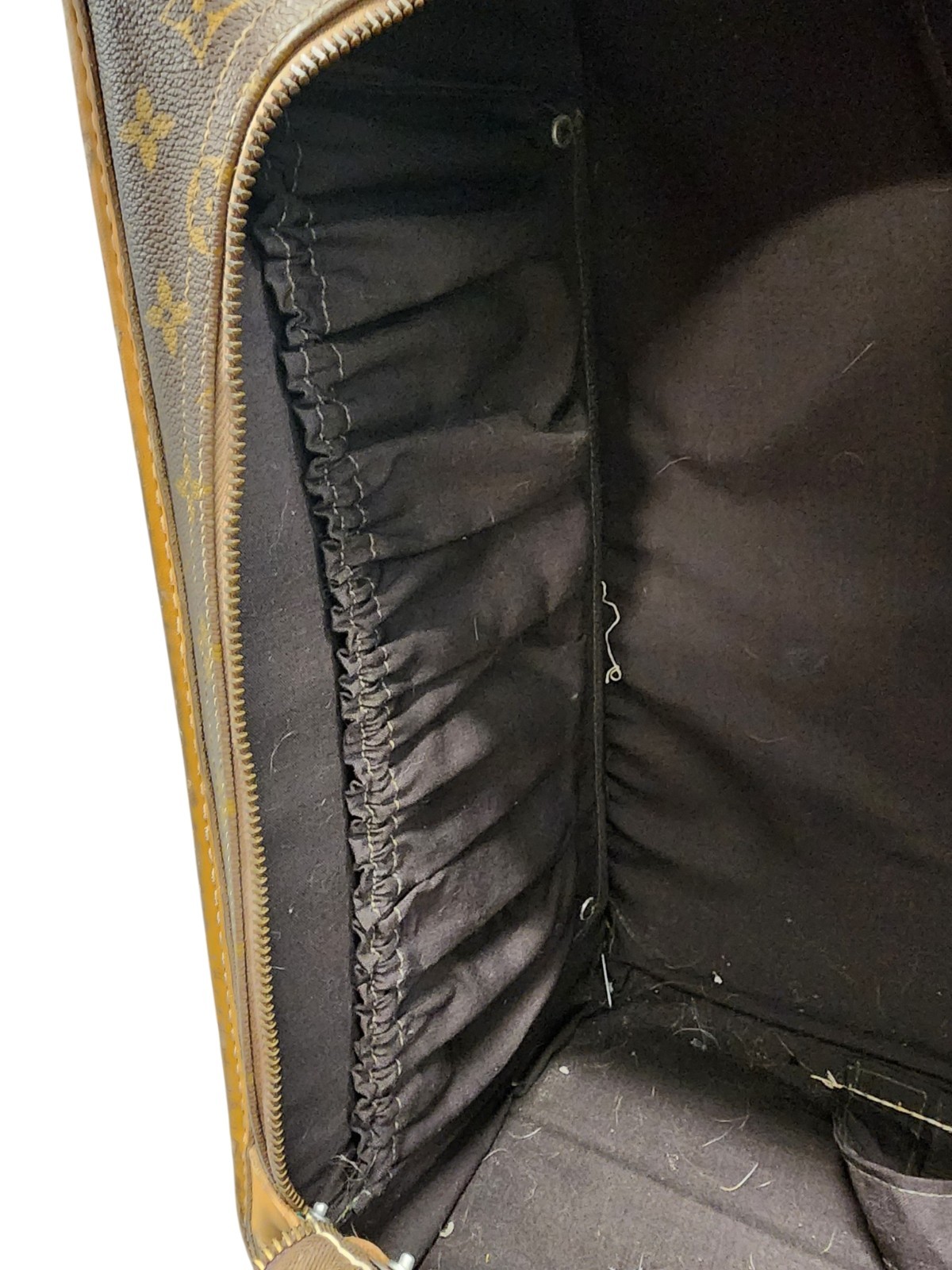 Louis Vuitton Soft Pullman Suitcase Vintage Monogram Canvas Leather