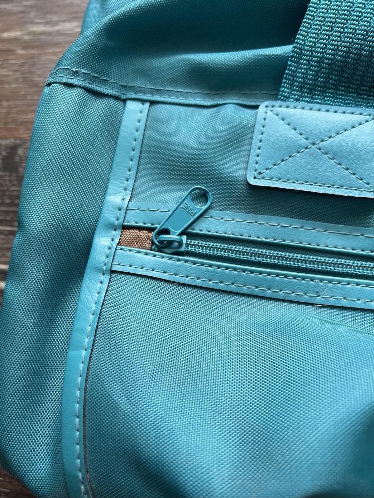 Vintage 90’s Givenchy Turquoise Duffle Travel Bag