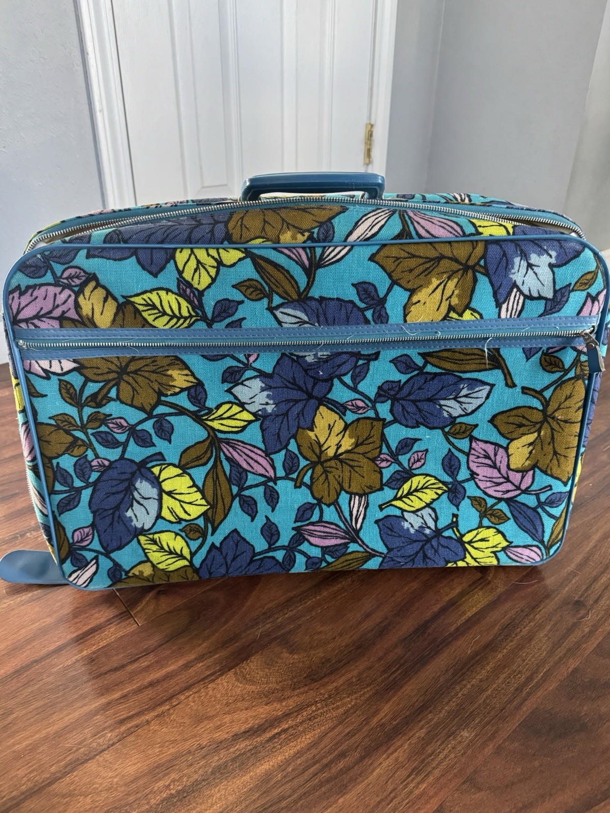 Vintage Japan Three Piece Suitcase Set Flower Power
