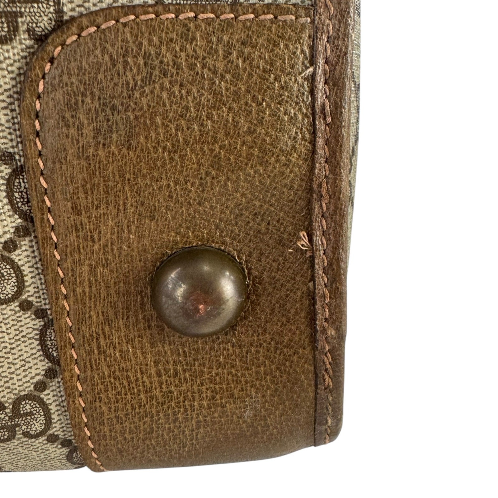 Gucci Vintage Monogram Sherry Line Travel Bag