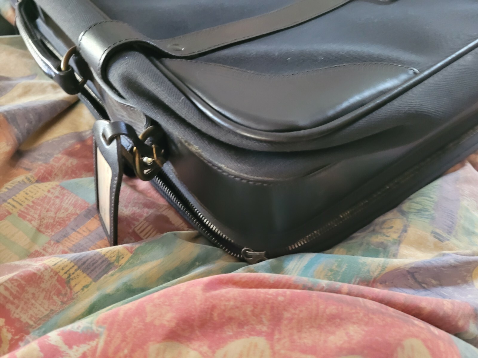 Rare Vintage Ghurka Marley Hodgson Cargo l No. 47 Suitcase Black
