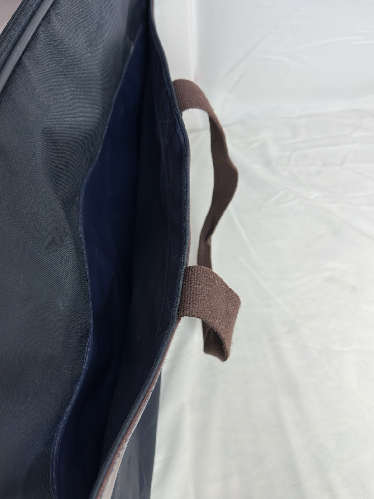 Vintage Samsonite Sidekicks 2 Business Nylon Carry On Bag Leather Trim 21.5x13x7