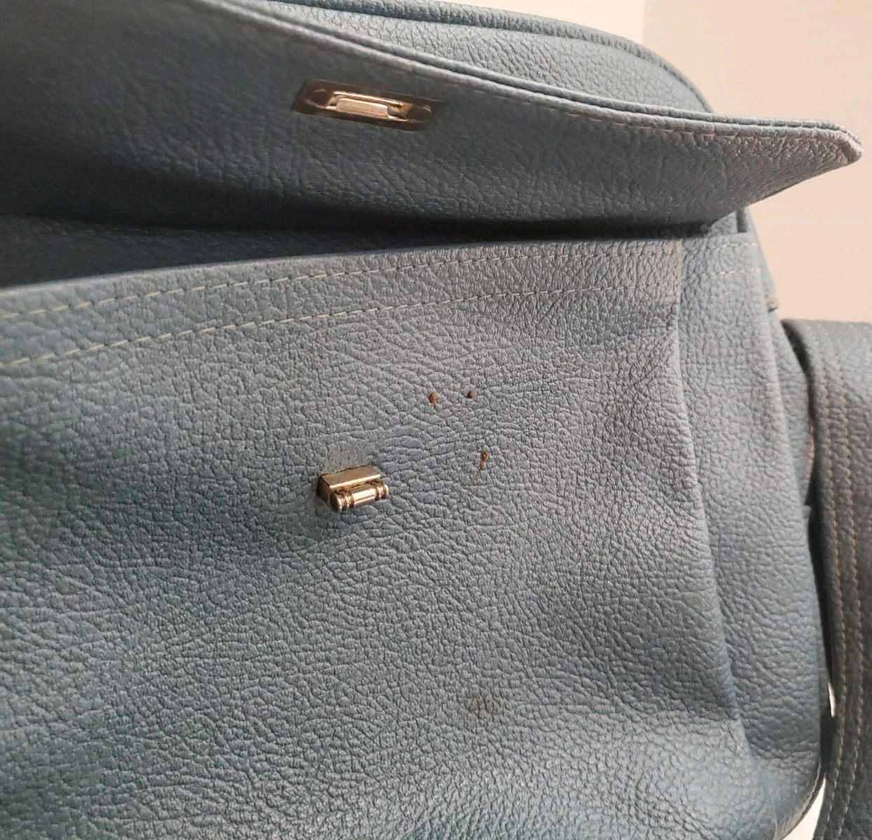 SHWAYDER PRE-SAMSONITE ROYAL TRAVELER MEDALIST BLUE TOTE CARRY ON SHOULDER BAG