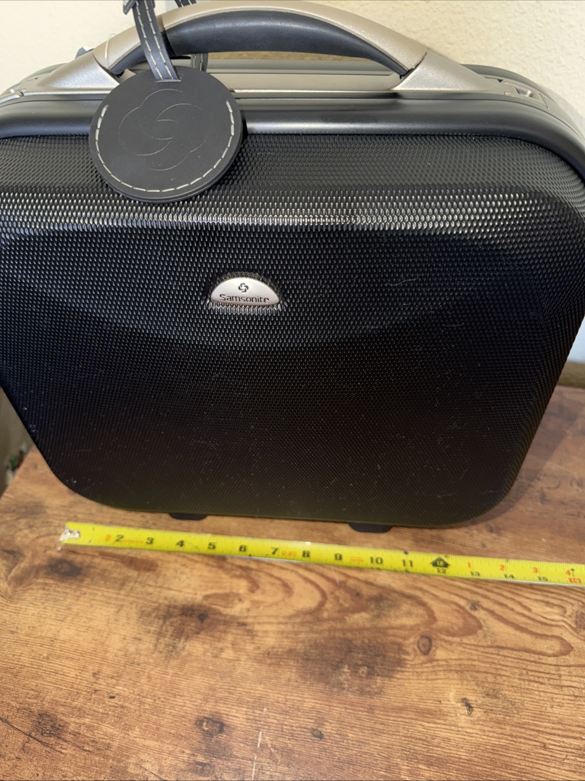 Samsonite Outline 7 Beauty Case Travel Case Black Hard Shell New with Tags