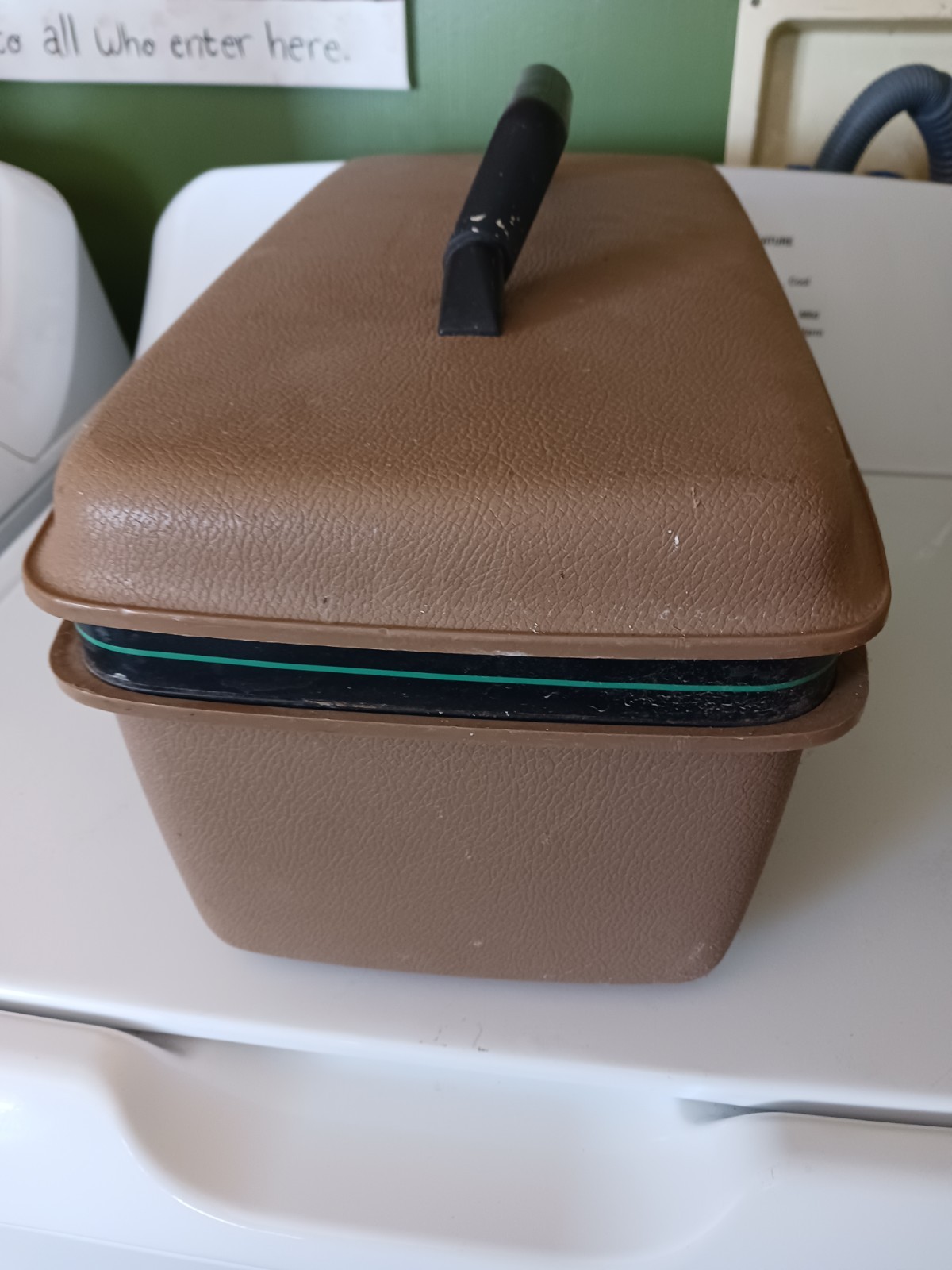 Vintage Brown Samsonite Concord Train Case With Key & Tray