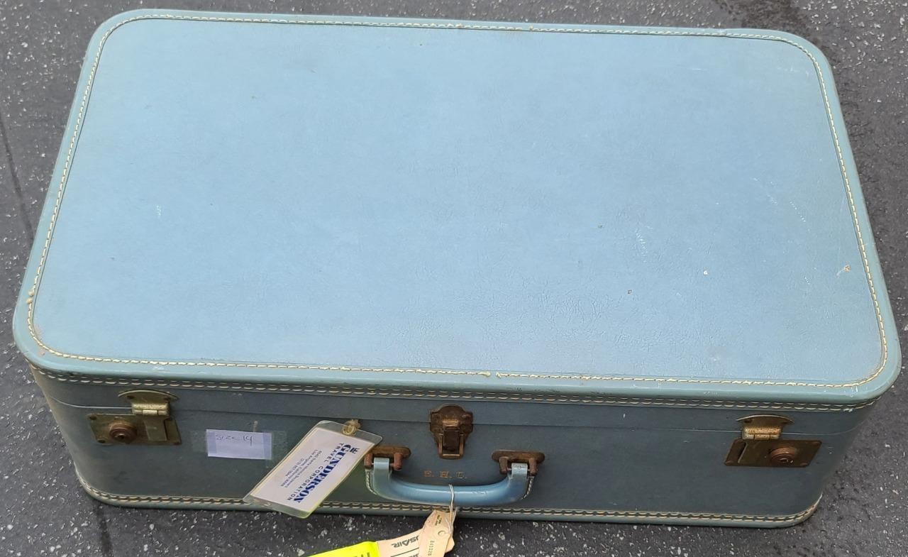 Nice Vintage Hard Case Luggage Set – GDC USABLE CONDITION – TWO PIECE SET