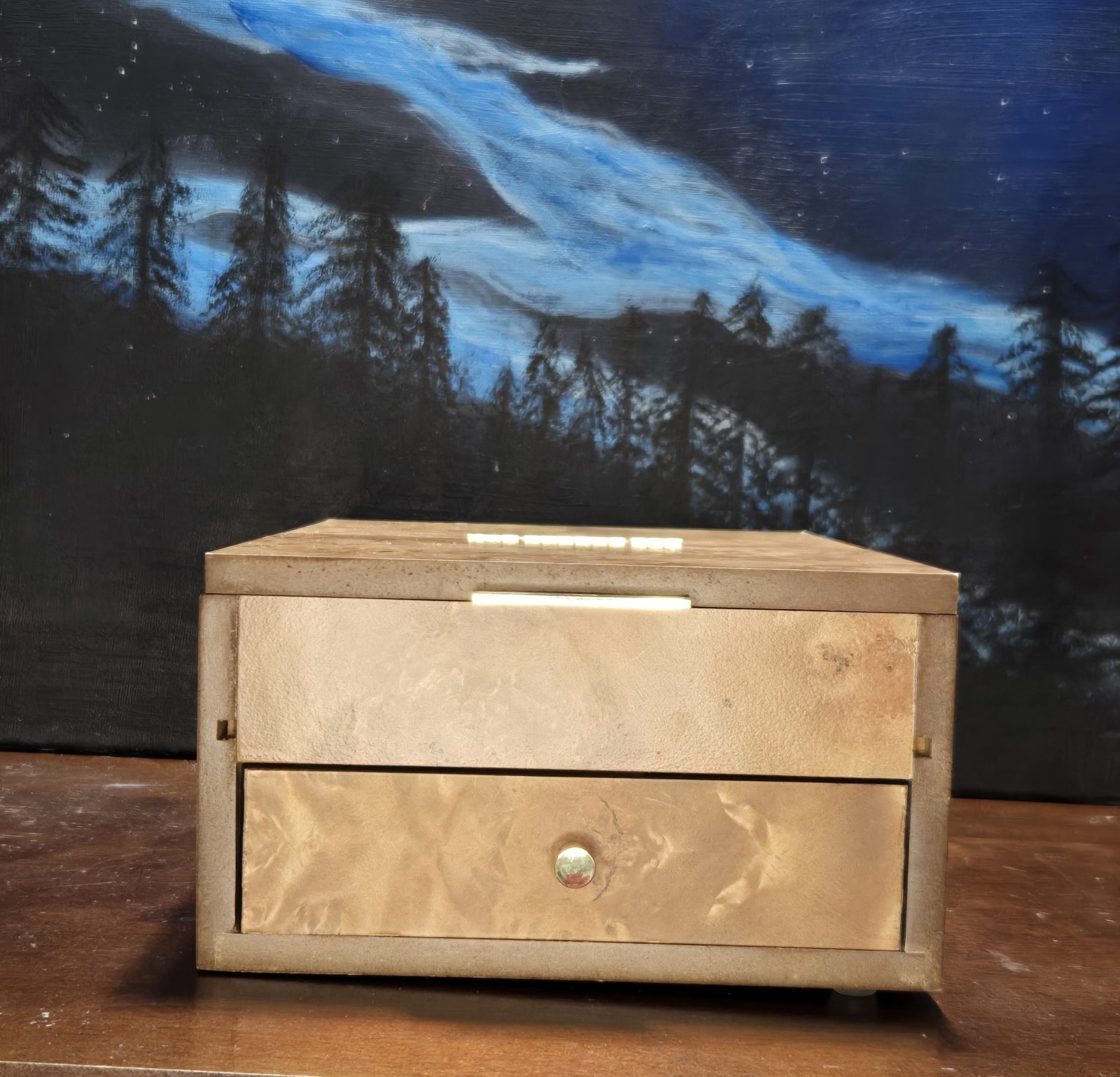 vintage vanity travel Jewelry Box