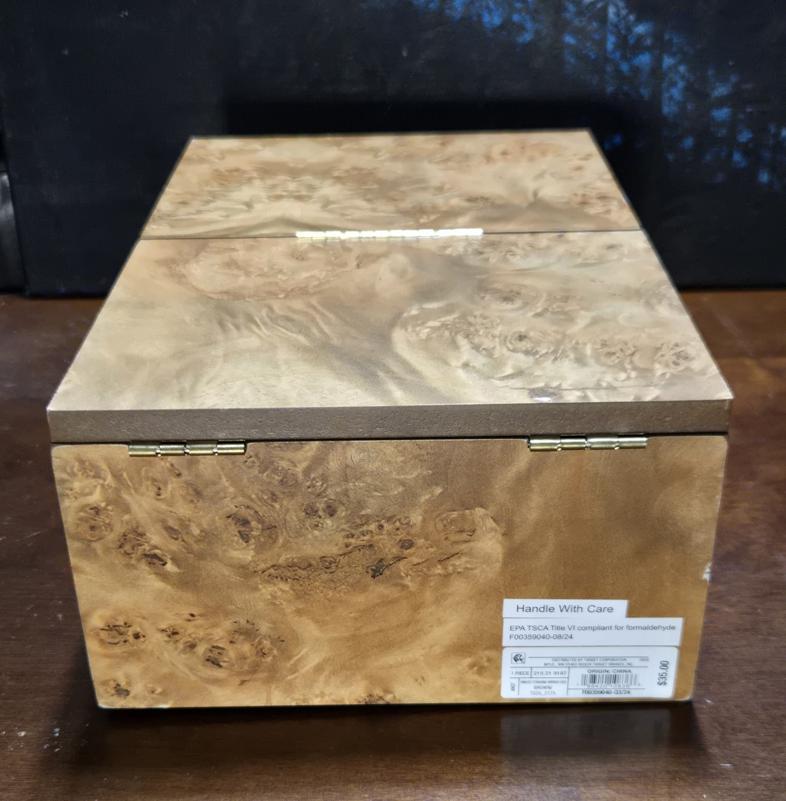 vintage vanity travel Jewelry Box