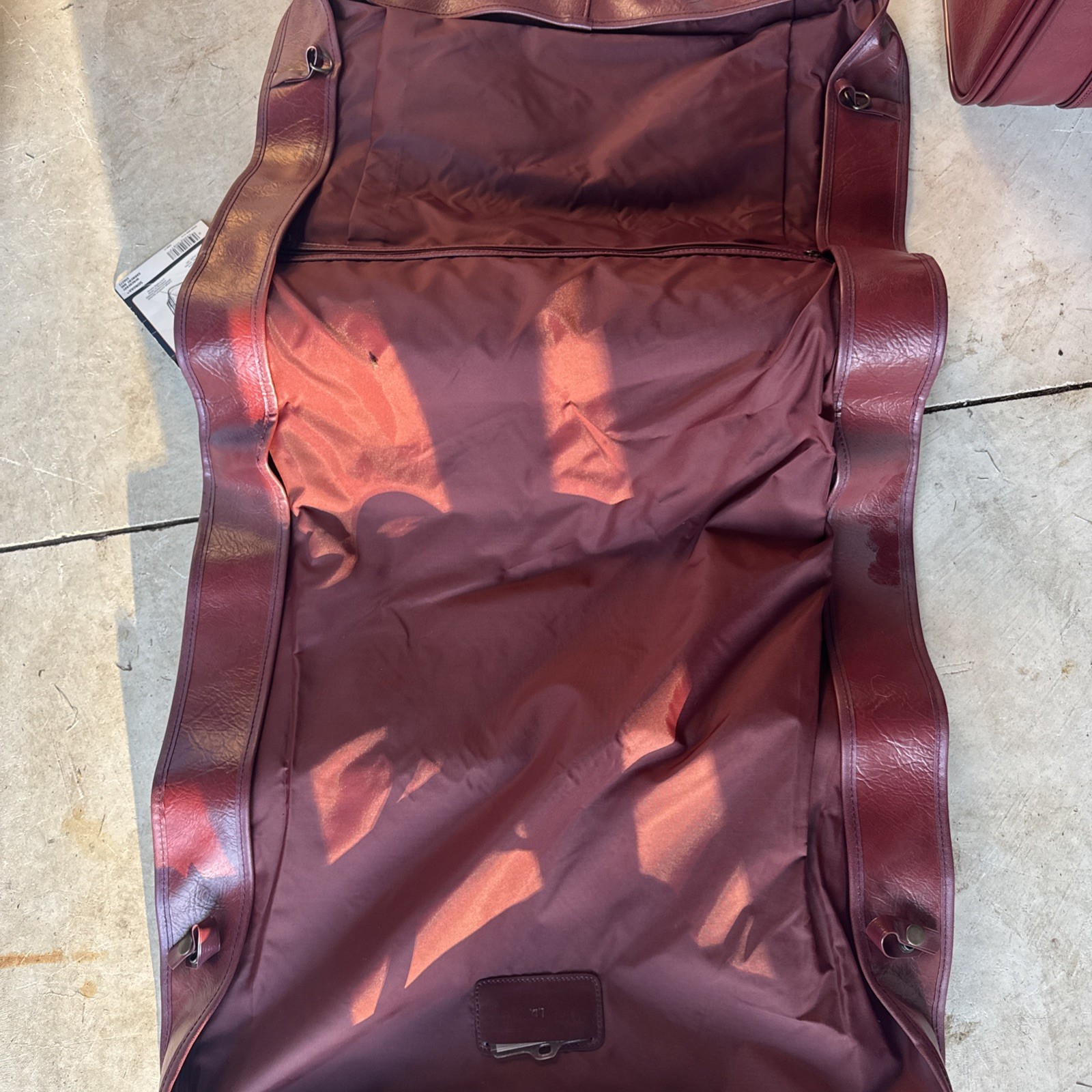 NEW Vintage Leather Samsonite Sonora Luggage 4 Piece Set Deadstock W/ Tags