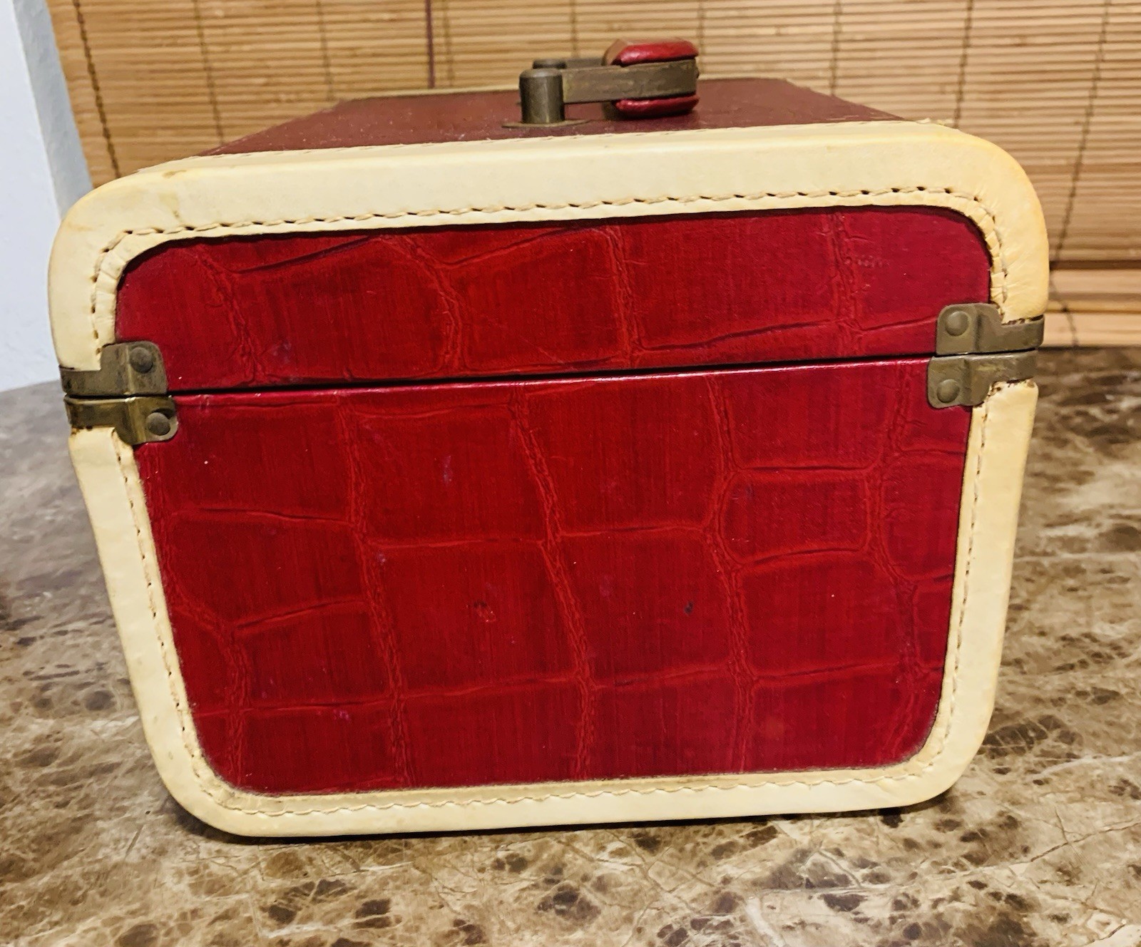 Antique Dunhill Air Flyte Cosmetic Train Hard Case Prop