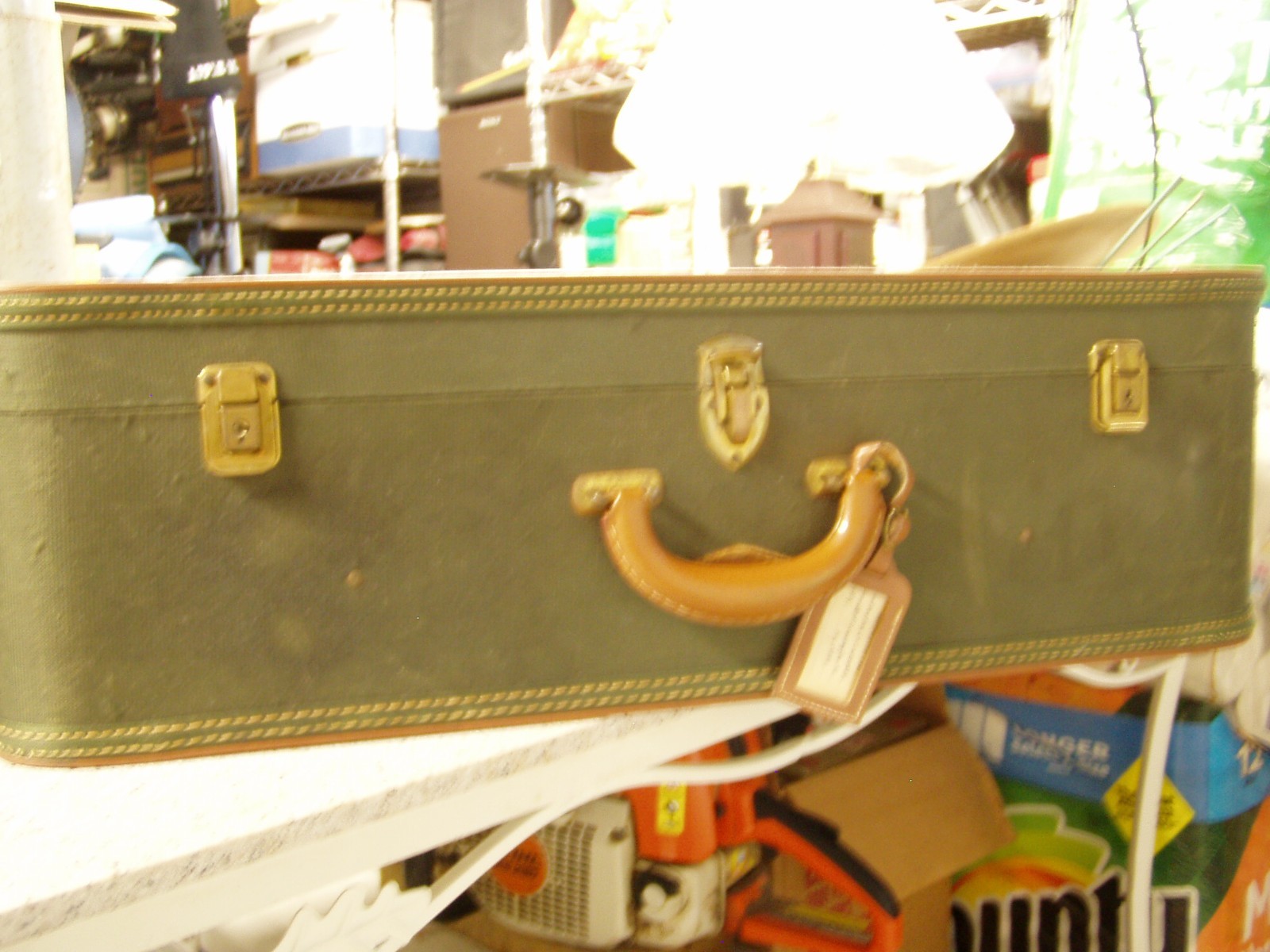 Vintage Pair Leeds Custom Luggage Suitcases Fifth Avenue, N.Y.N.Y.