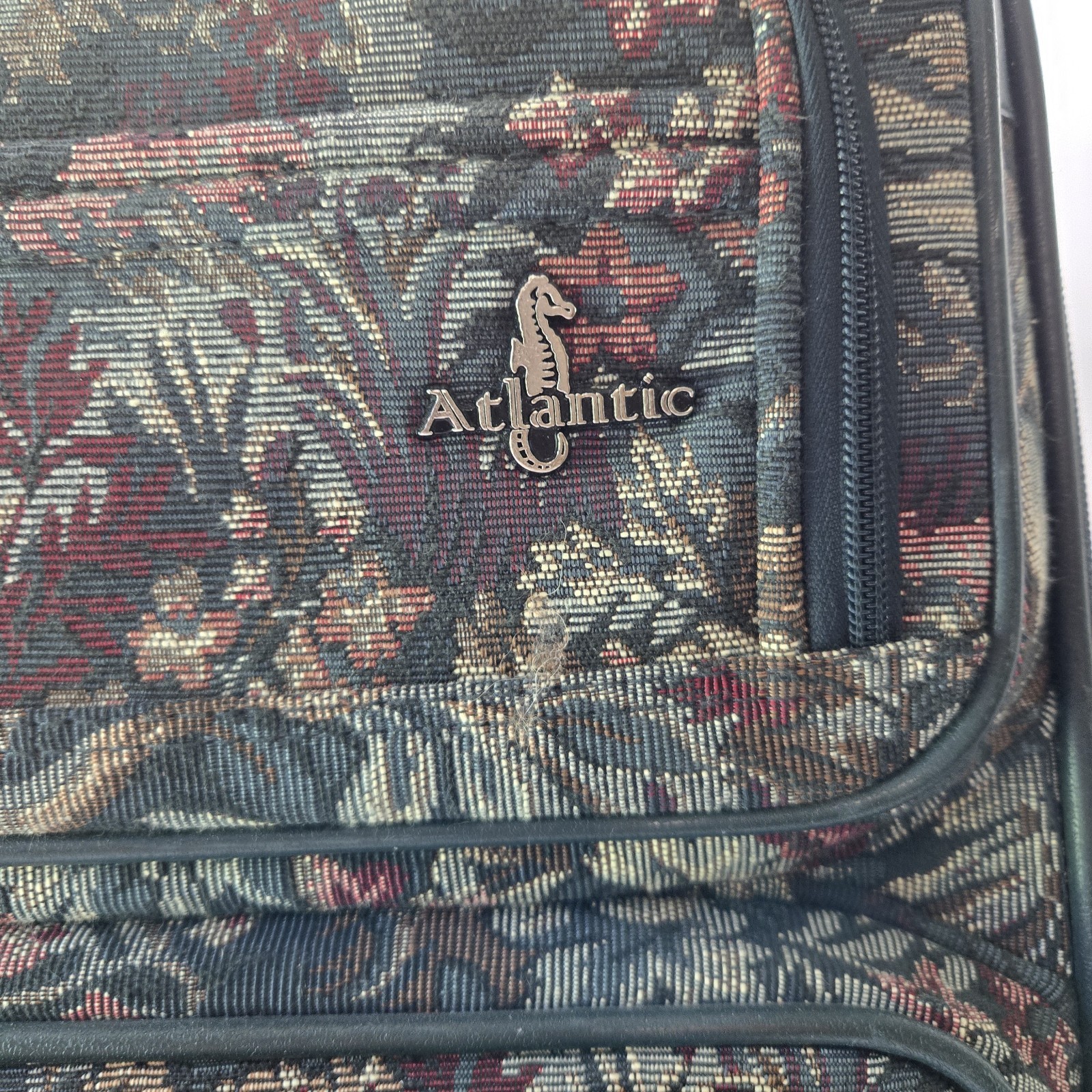 Vintage Atlantic Tapestry Luggage 2 pc. Set