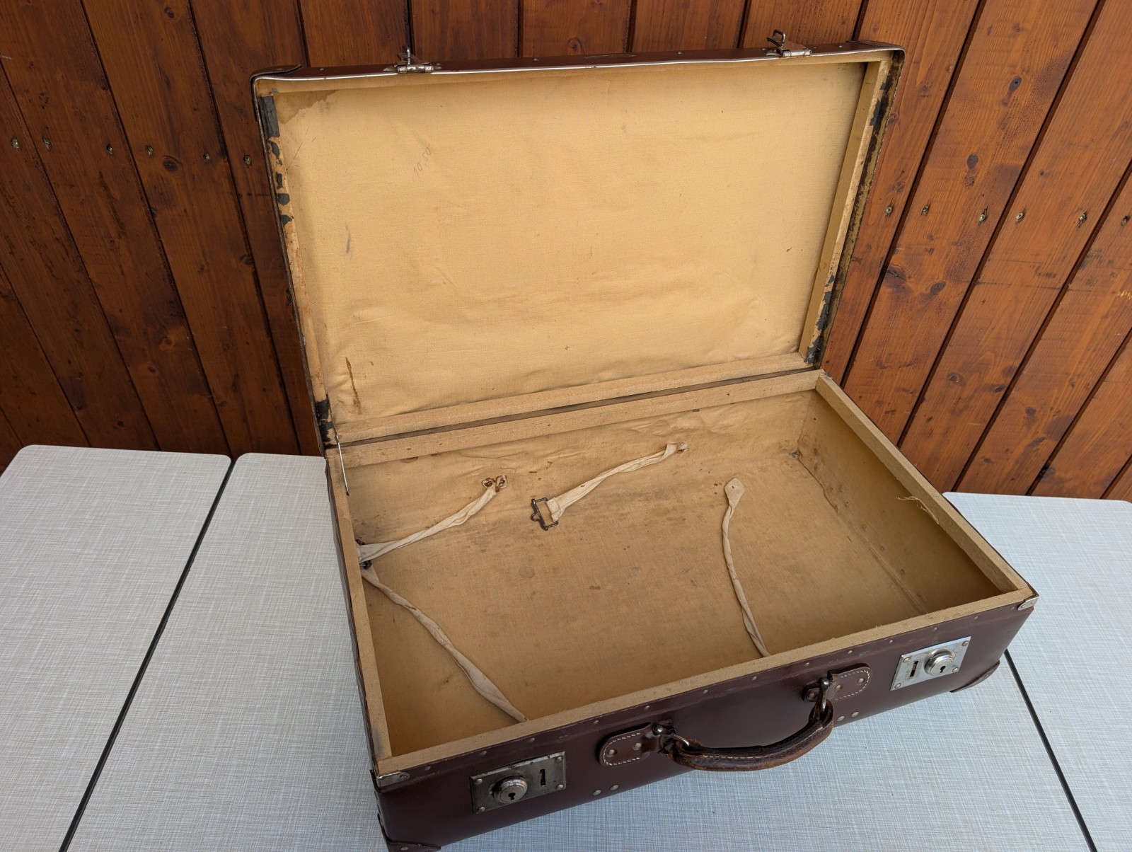 Vintage Suitcase Retro Travel Case 1950s 1960s Mid Century 4
