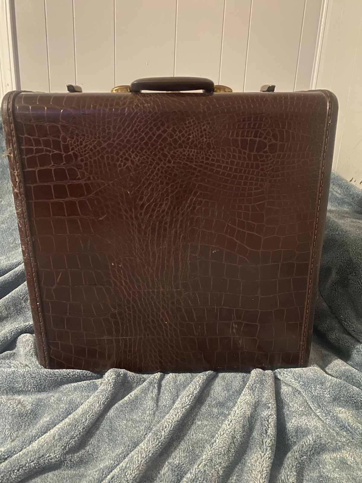 Vintage Samsonite Faux Alligator Luggage