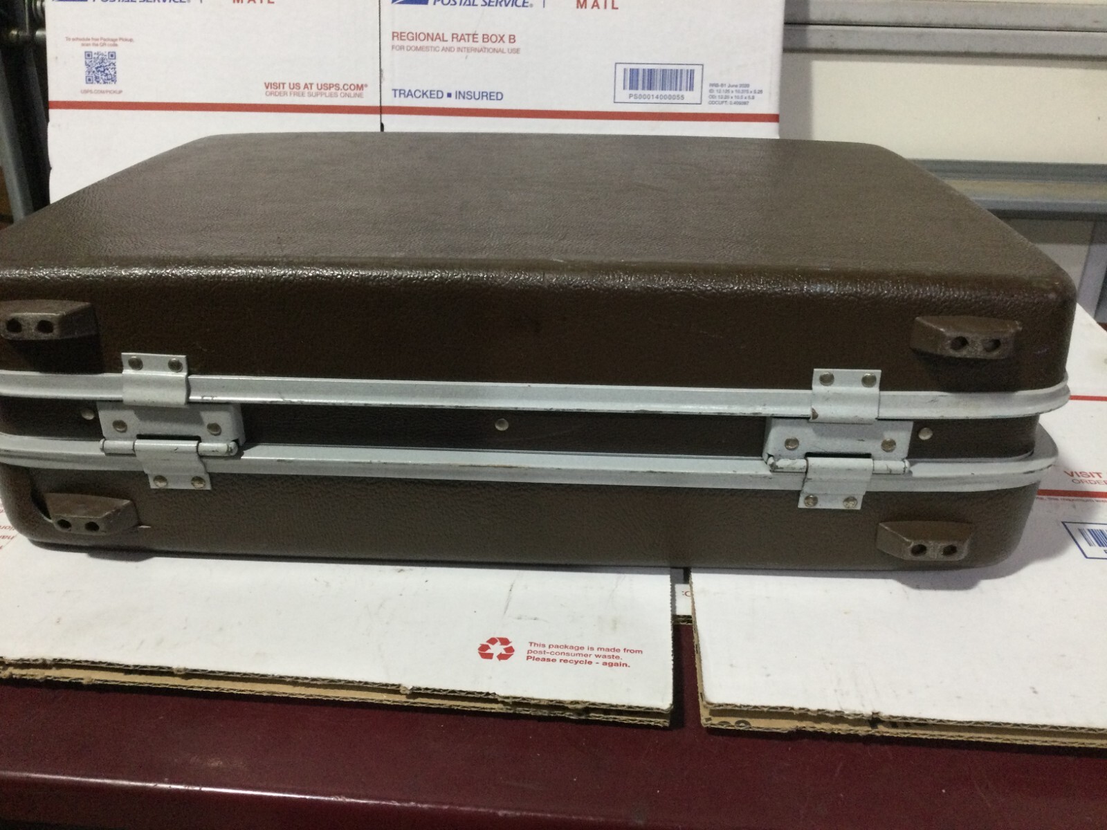 Vintage Samsonite Attache/Brief Case, Brown, NO Keys, Used, Good Condition