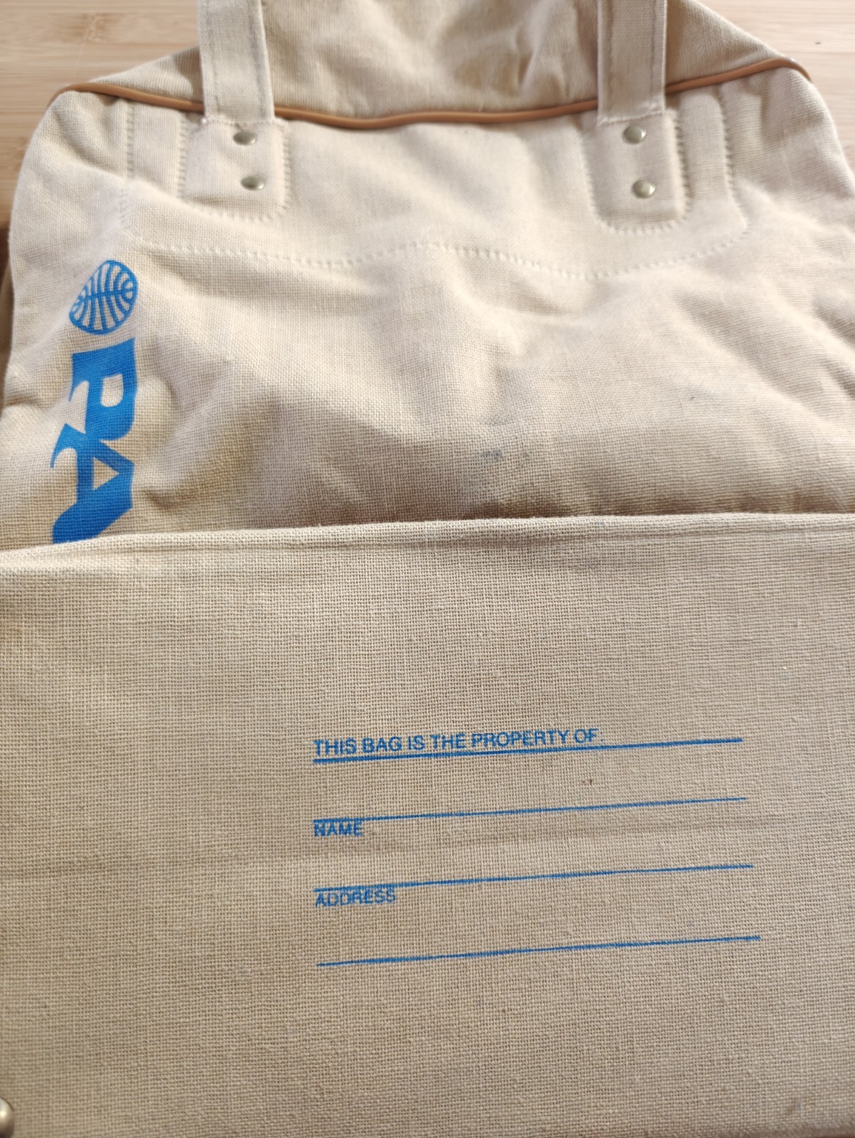 PAN AM Pan American Airways Collectible Tote Bags And Messenger Bag Vintage