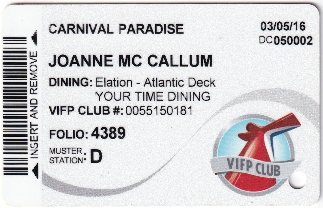 Collectible Carnival Cruise Line Room Keys – choose ship (K-Z) *Free Shipping*