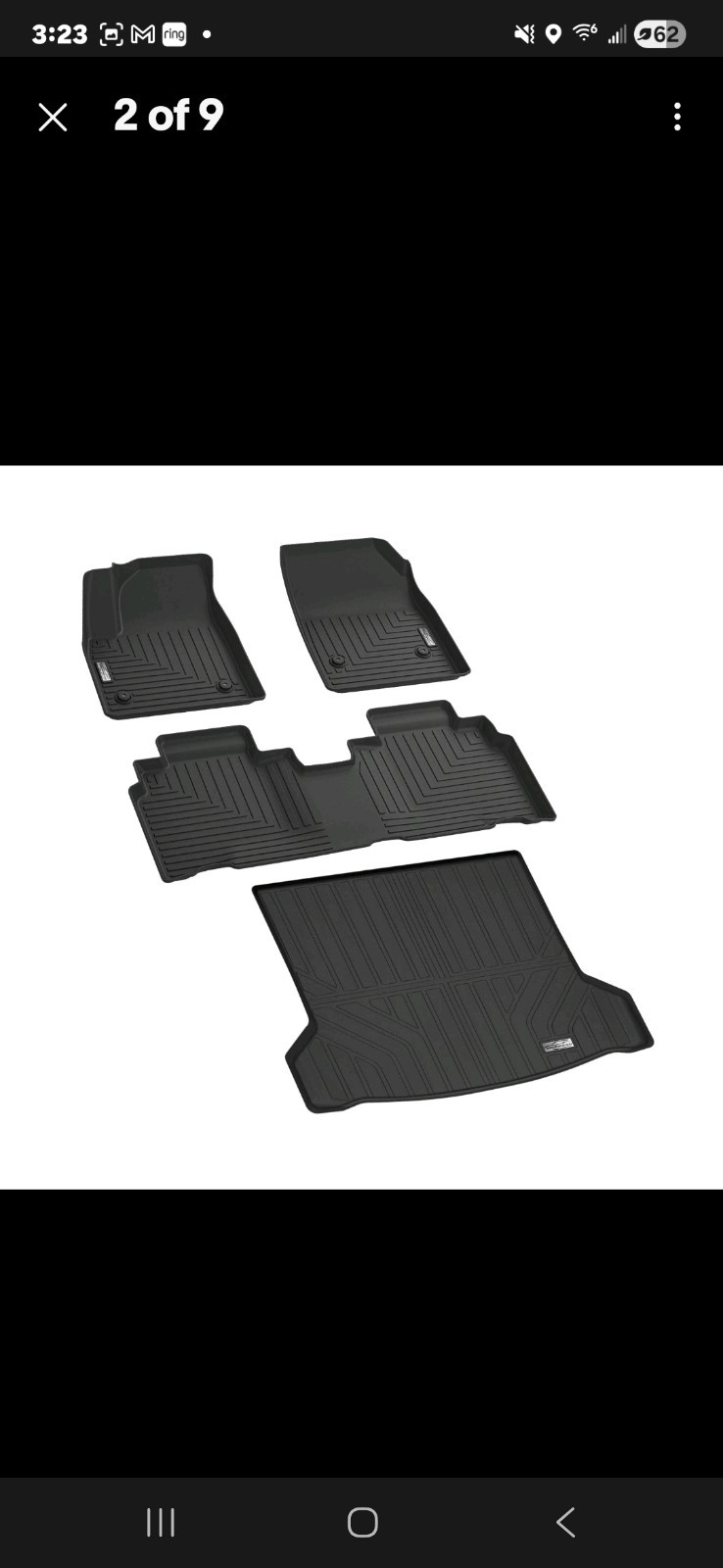 Floor Mats & Cargo Liner for 2023 2024 2025 Lyriq , 1st 2nd Row with T…