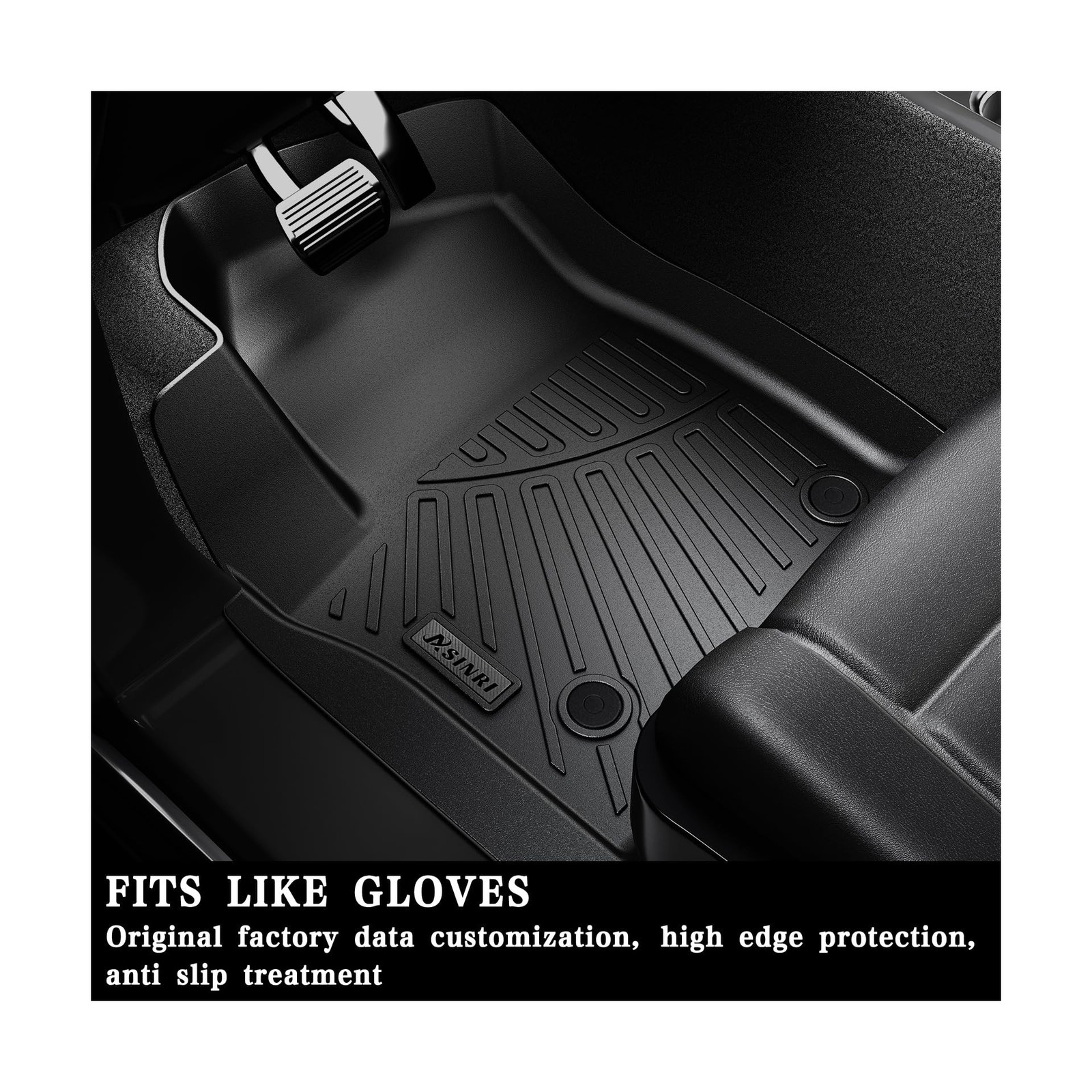 Floor Mats & Trunk Mat with Backrest Set for 2021-2024 2025 Chevrolet/Chevy S…