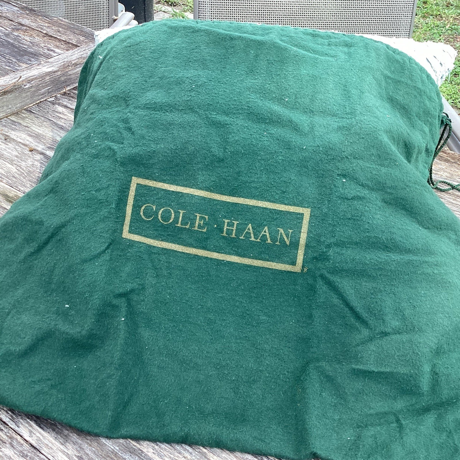 Cole Haan Vintage 90’s Brown Leather Backpack With Dust Bag