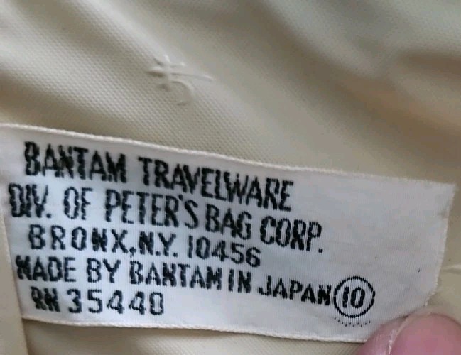 VTG Bantam Travelware Small Suitecase Paisley Print Made In U.S.A 1970s
