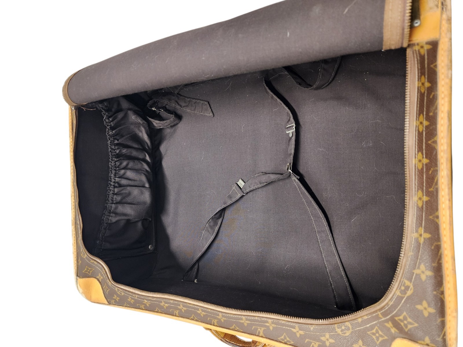 Louis Vuitton Soft Pullman Suitcase Vintage Monogram Canvas Leather