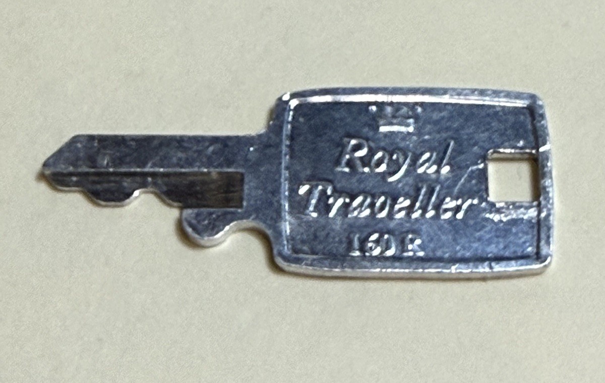 Vintage Original Royal Traveler 160 R Key Replacement Luggage 160R