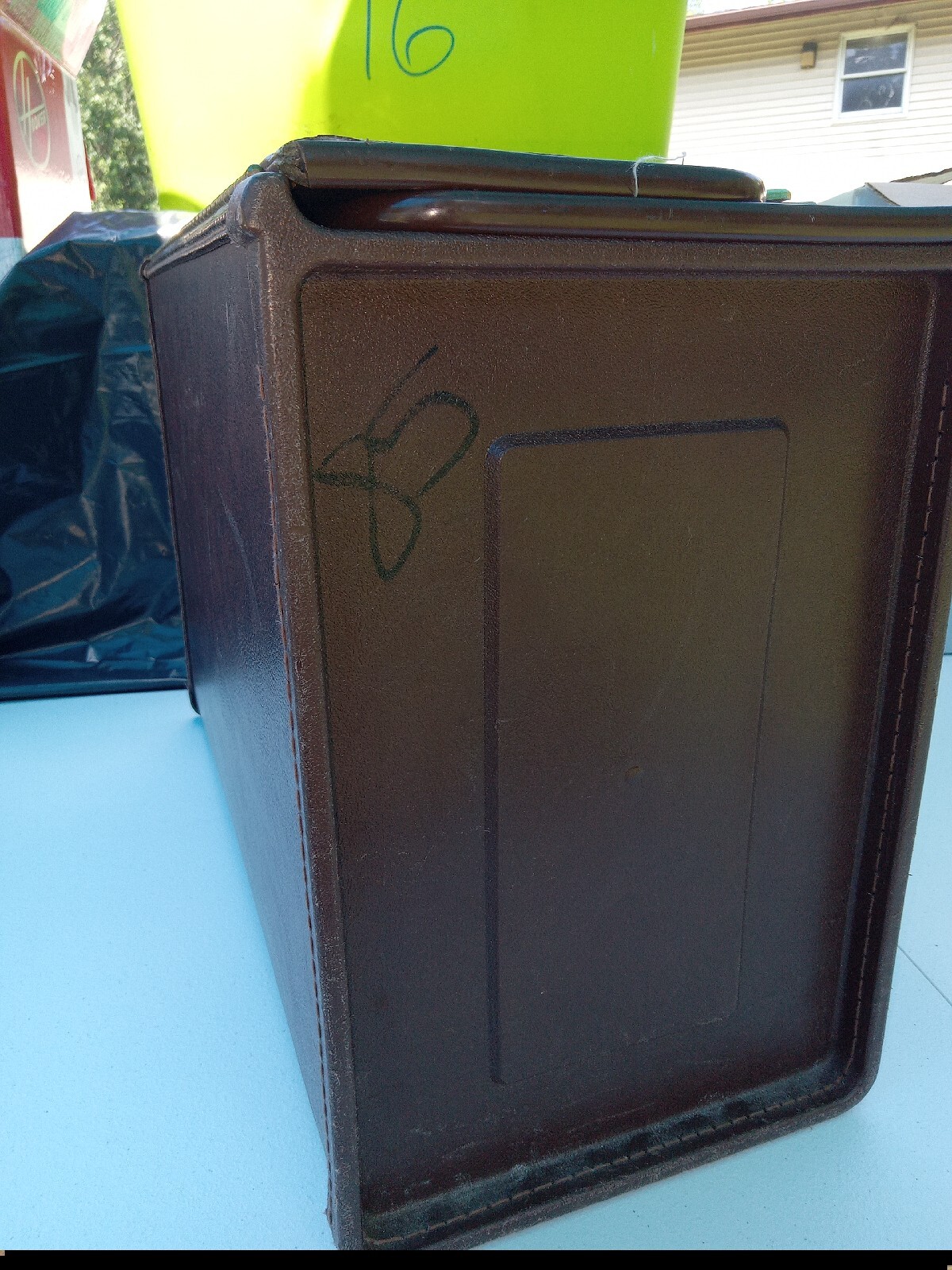 Vintage Stebco Suitcase With Retro Clip Closure 1960s Storage Movie Props Trl7