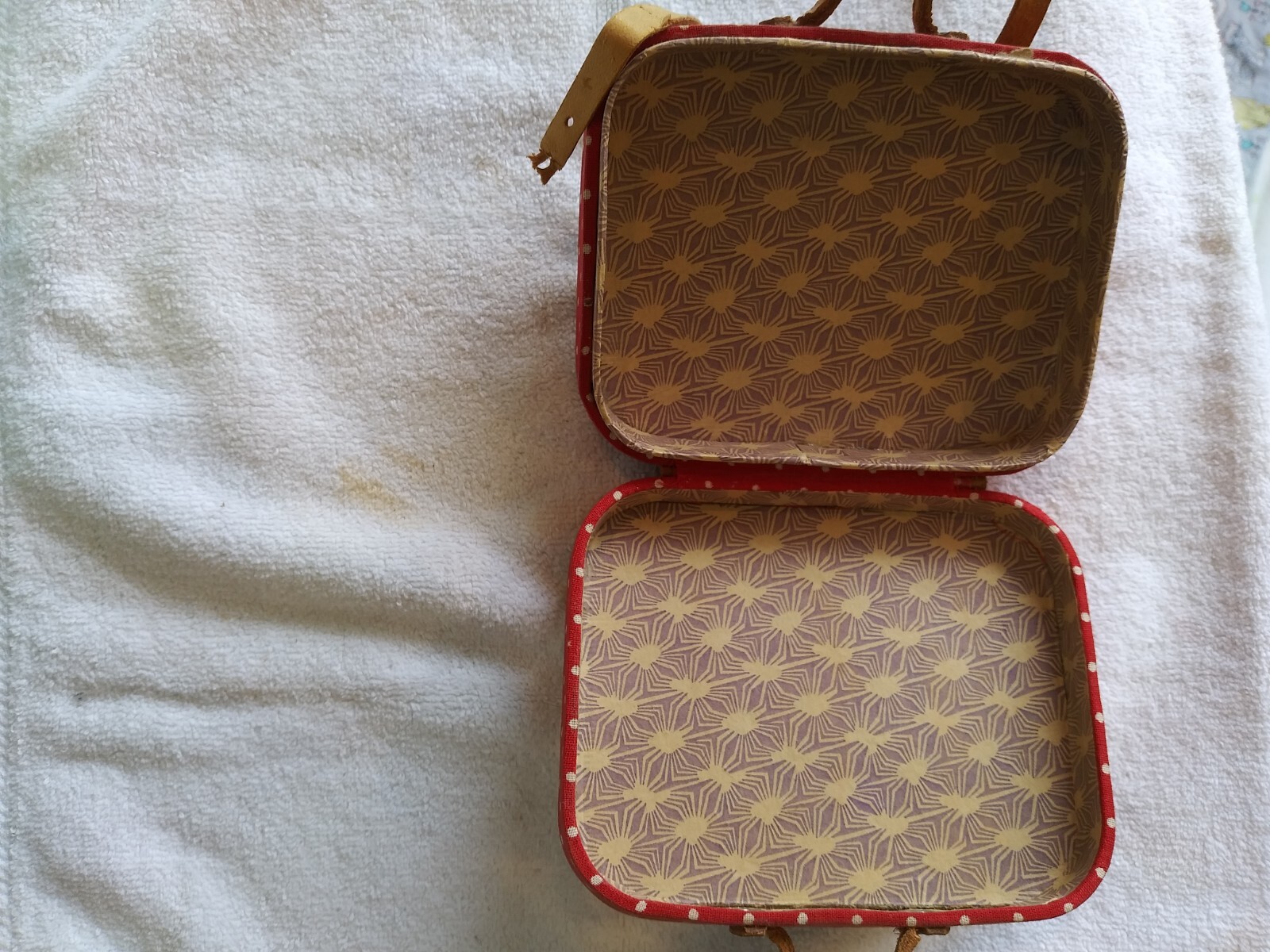 Vintage Miniature Luggage With Airline And Hotel Stickers From 1950s