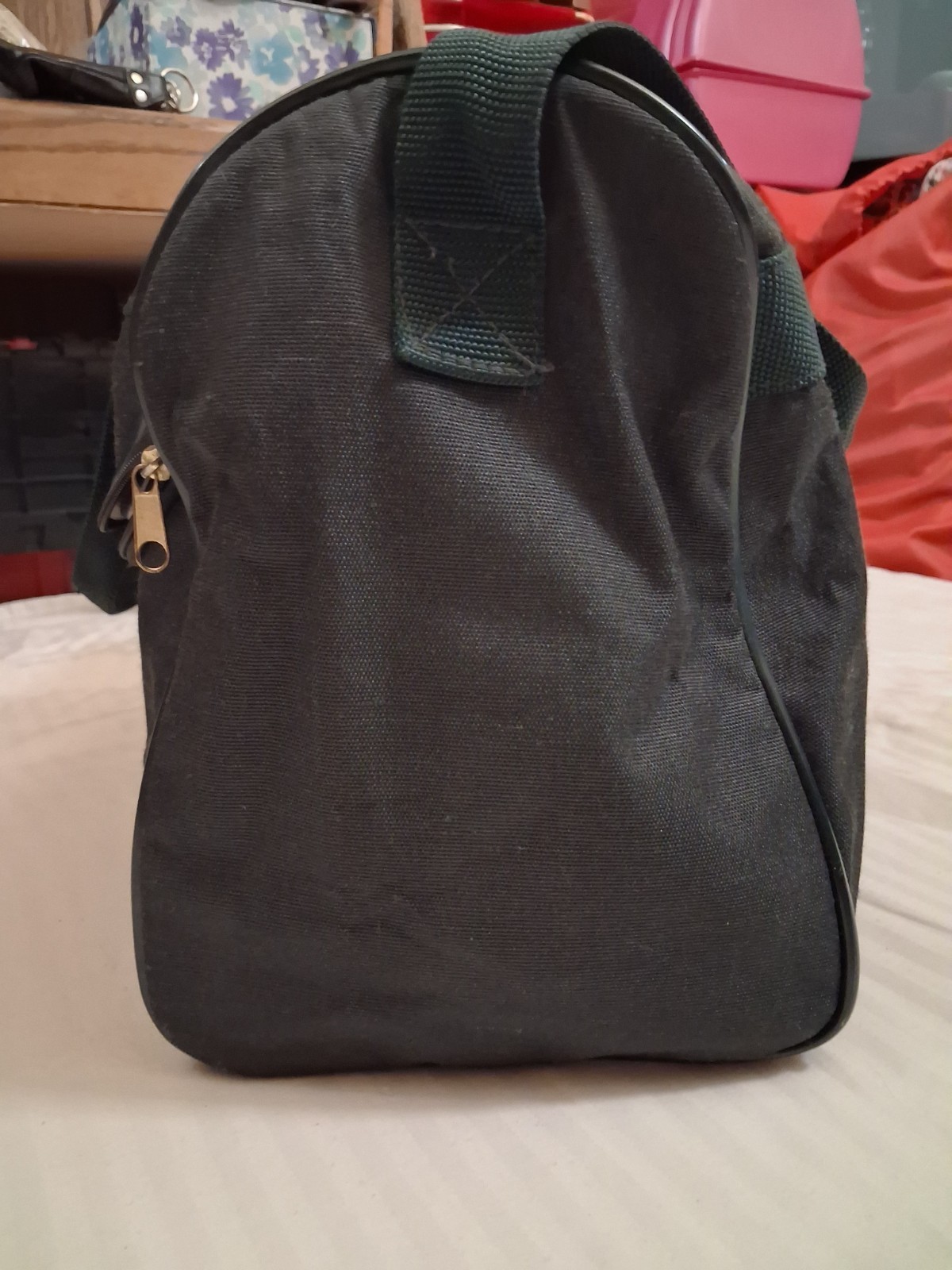 Vintage Skyline Luggage GREEN Travel Bag Tote Duffle Shoulder Carry-on unused