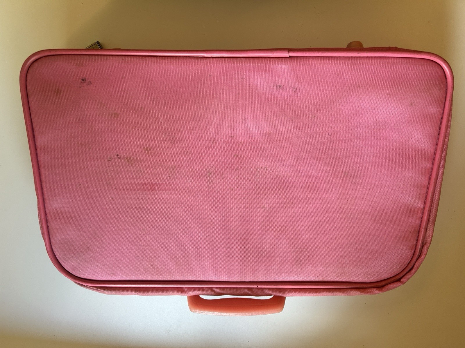 Popples On The Go Suitcase 1986 Vintage Pink Travel Bag Good Zipper