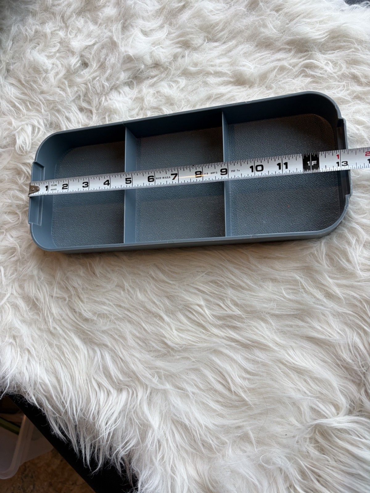 Vintage Lady Baltimore Traincase Tray Insert Powder Blue Super Clean!!