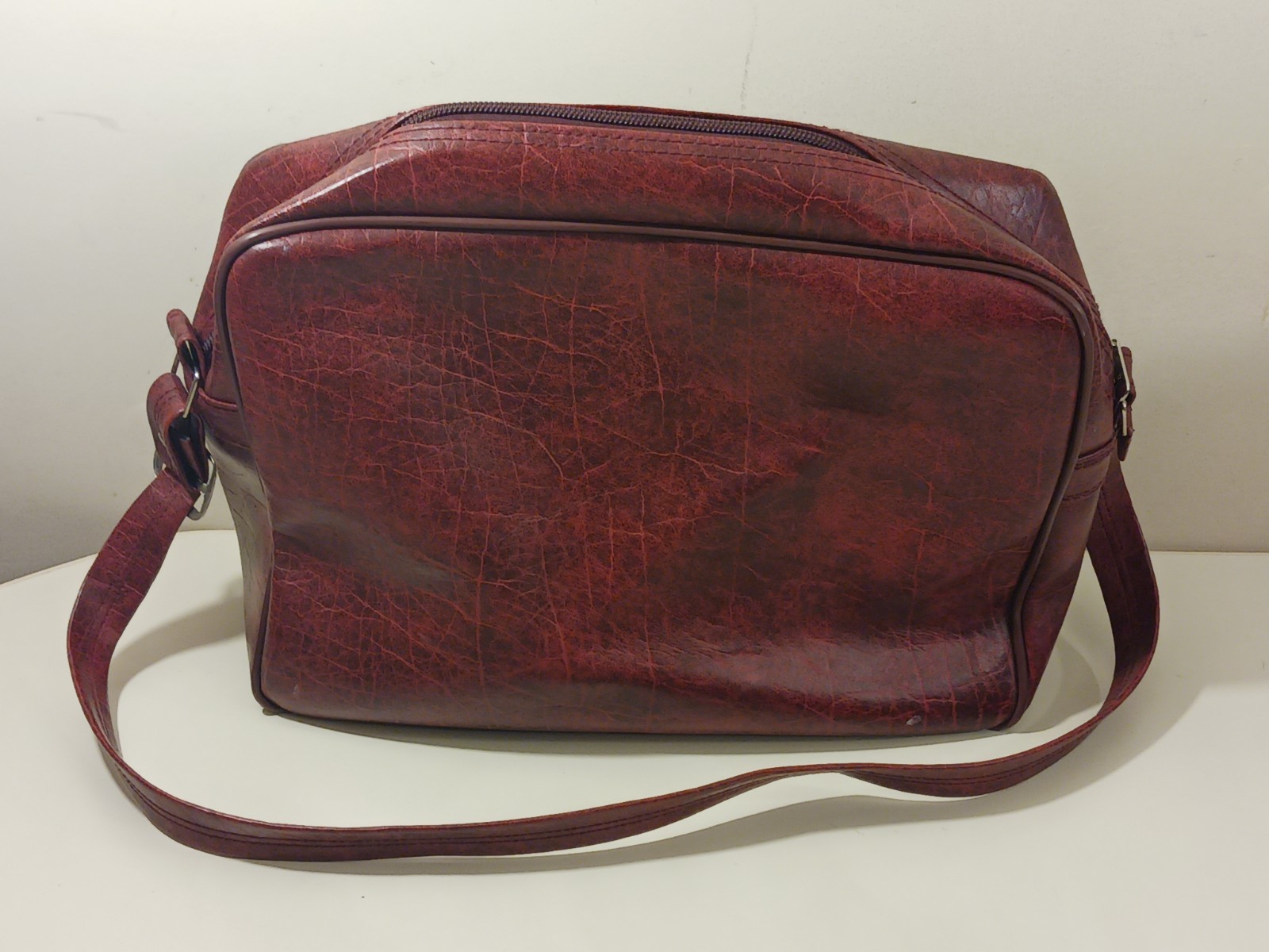 Vintage 60s 70s Red Mercury Suitcase Travel Bag Luggage Travel Case Samsonite