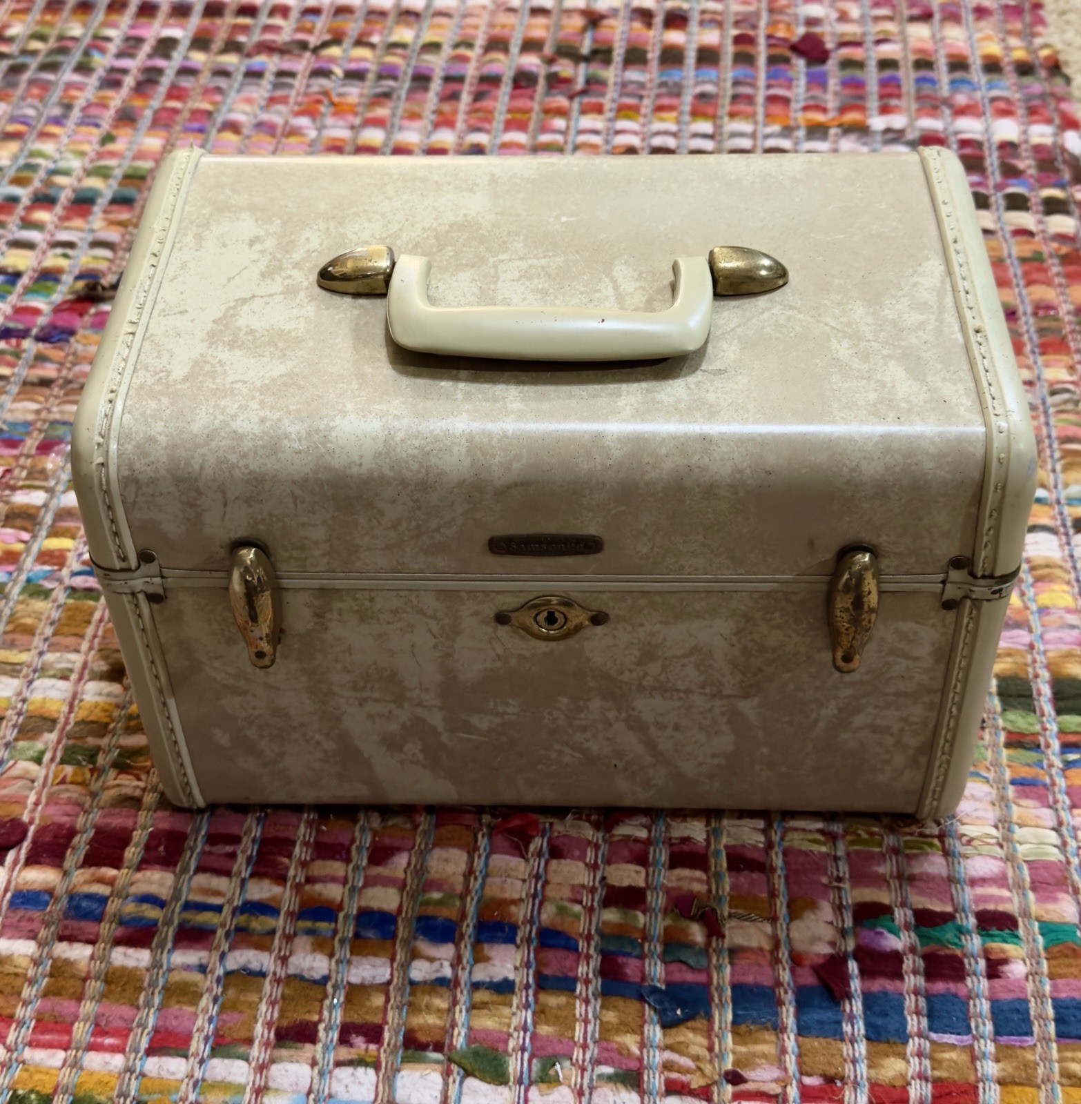 Vintage Samsonite Shwayder Bros. Streamlite Luggage Train Case Style 4512