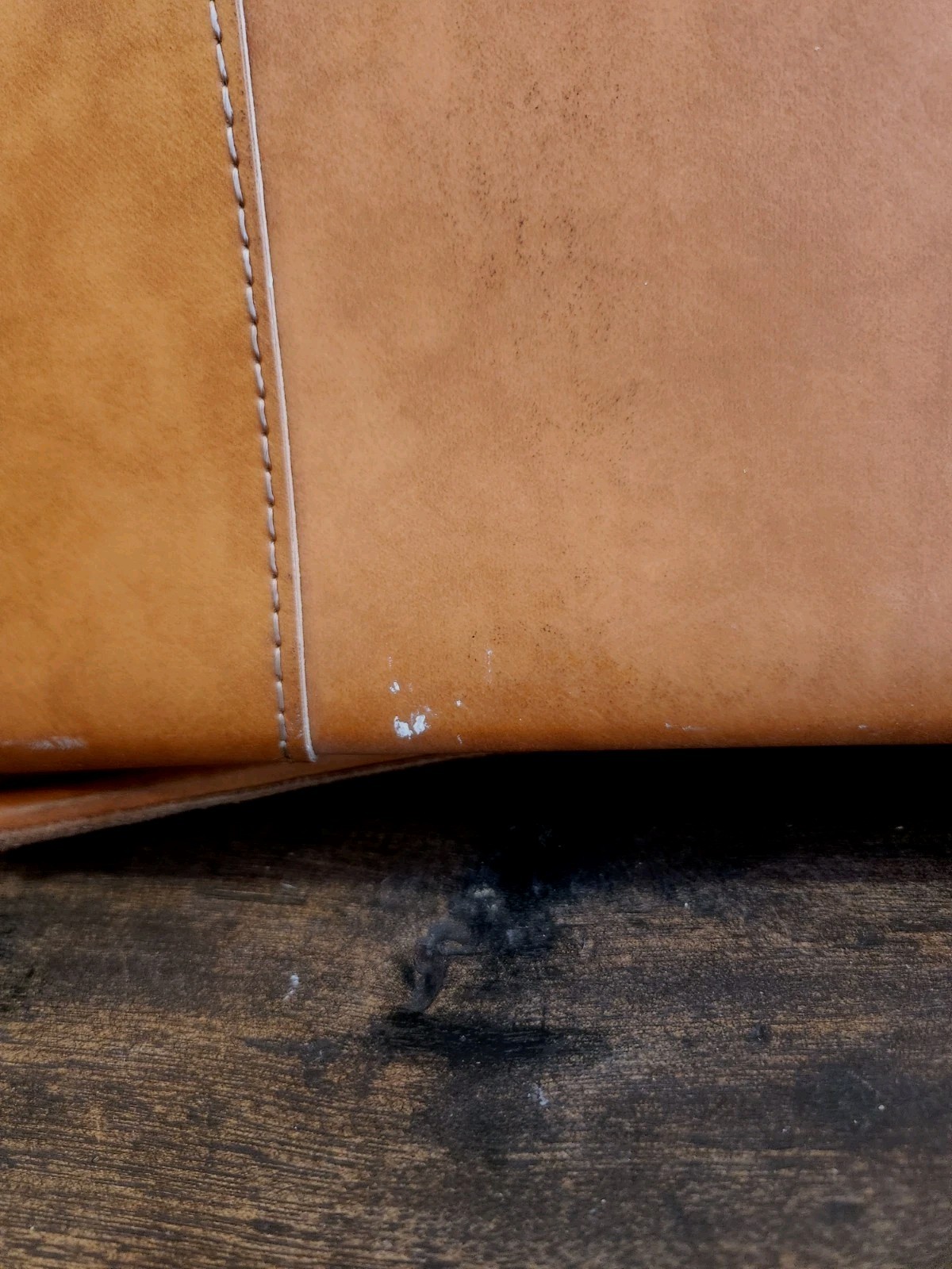 Vintage Hartmann Belting Leather Plastic Lined Weekender Bag