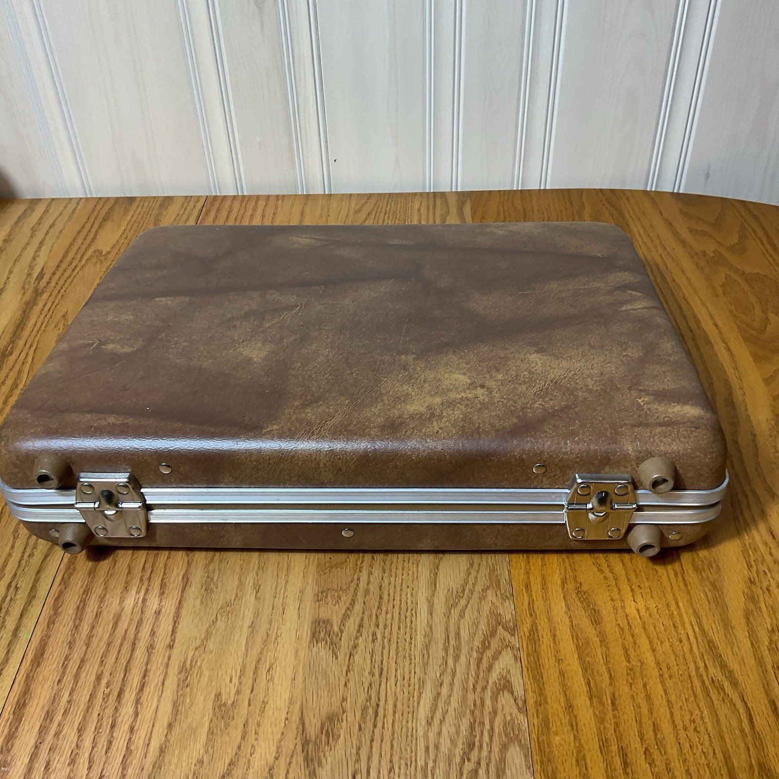 Vintage Tourister ESCORT Brown Hardcase Brief Case Attache Case Retro Business *
