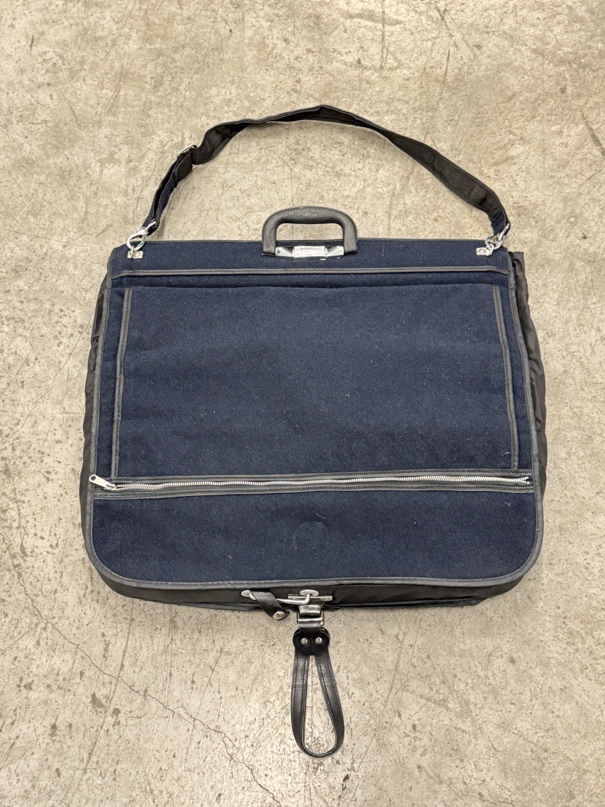 Skyway Luggage Vintage Garment Bag Blue Original Box