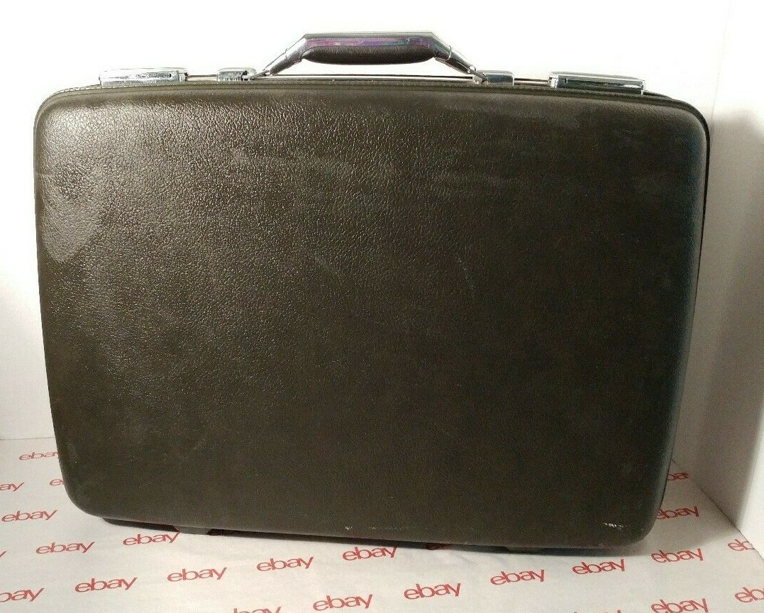 American Tourister Tiara Hardside Medium 22 inch Suitcase Briefcase No Key EUC