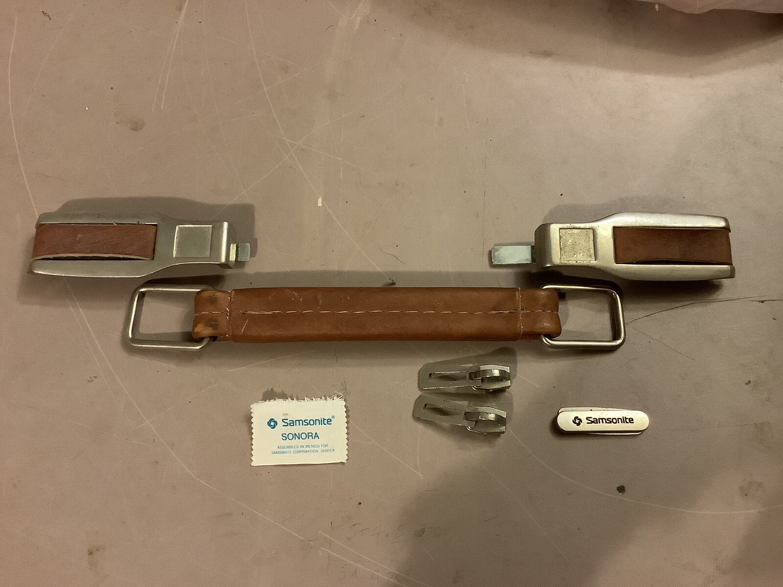 vintage samsonite Sonora Handle Zipper Lot