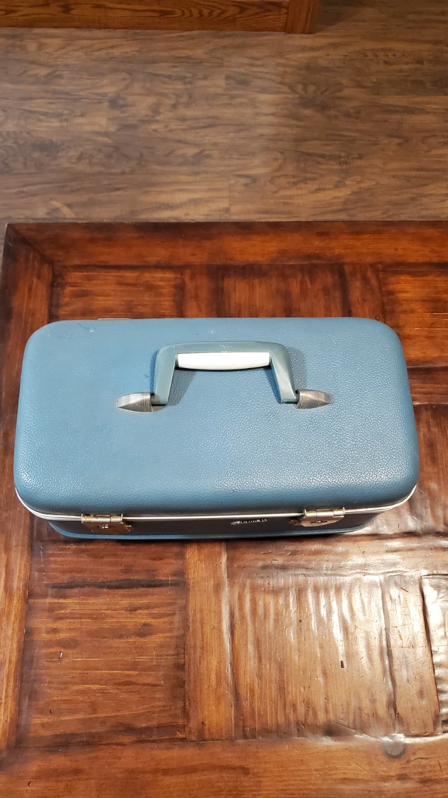 Vintage Relco Airway Travel Train Suitcase/Make-up Hard Case