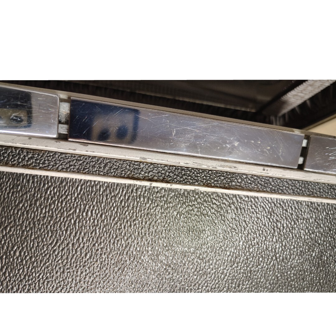 Samsonite Silhouette Hard Shell Cosmetic/Makeup Case Vintage Charcoal Textured