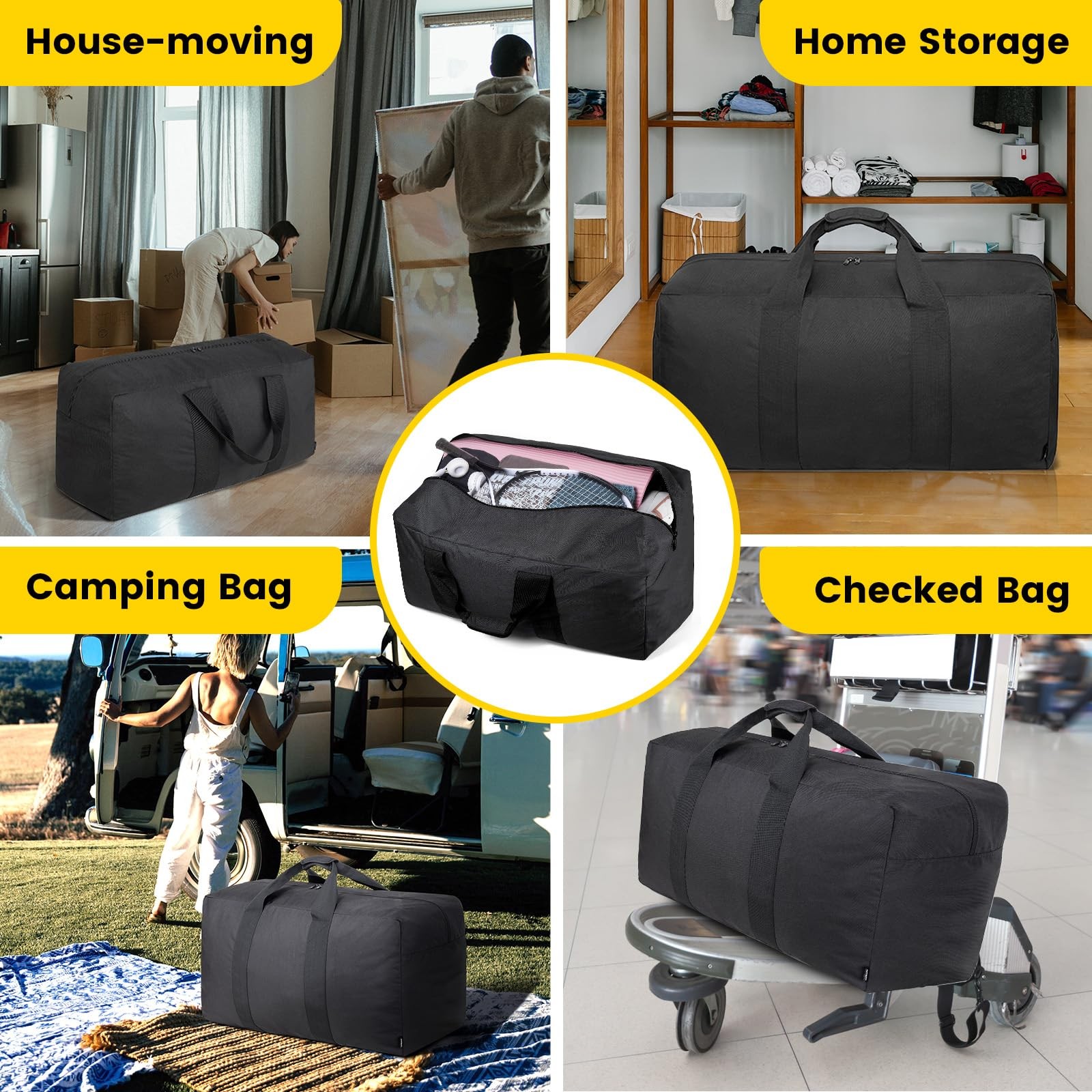 Vorspack Extra Large Duffle Bag For – Bag For Men Gear Bag For Storage